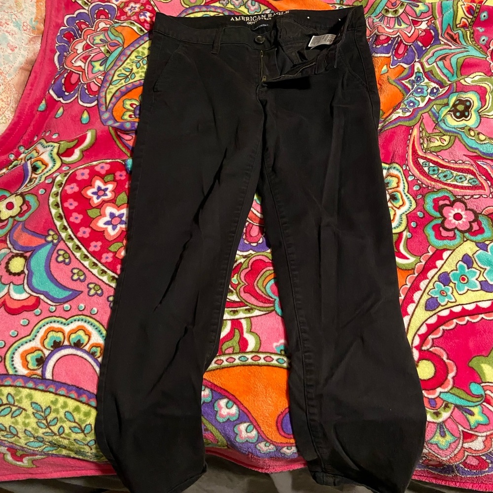 American eagle black pants